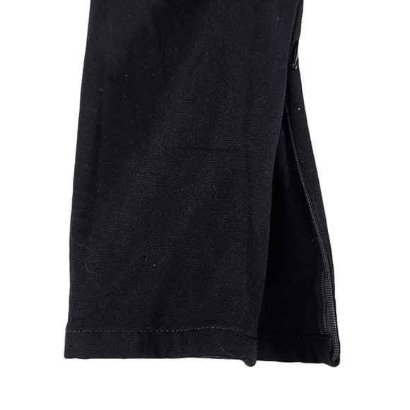 Banana Republic Sloan Fit Straight Leg Pants Womens Size 2 Stretch Zip Leg Black - Picture 8 of 12